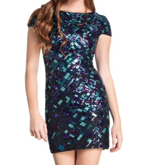 dress the population tabitha sequin mini dress Dress the Population | Dresses | Dress The Population Tabitha Sequin Mini  Dress